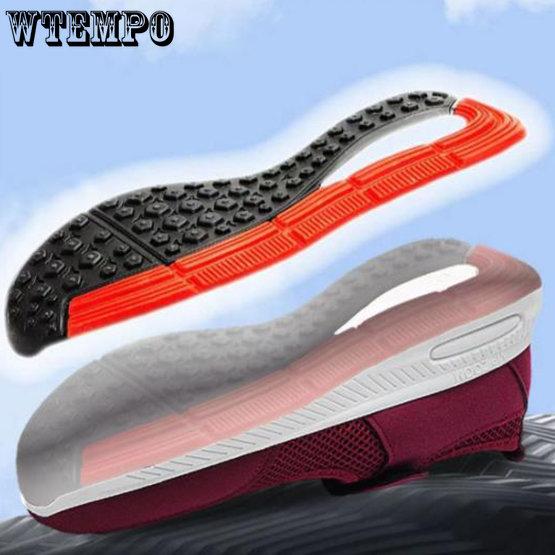 WTEMPO Dámské jarní letní velké velikosti boty s měkkou podrážkou prodyšné dámské jednobarevné protiskluzové tenisky