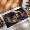 Leeds United Voetbal Print Kristalfluweel Tapijt, Comfortabel Waterabsorberend Antislip Binnen Vloerkleed