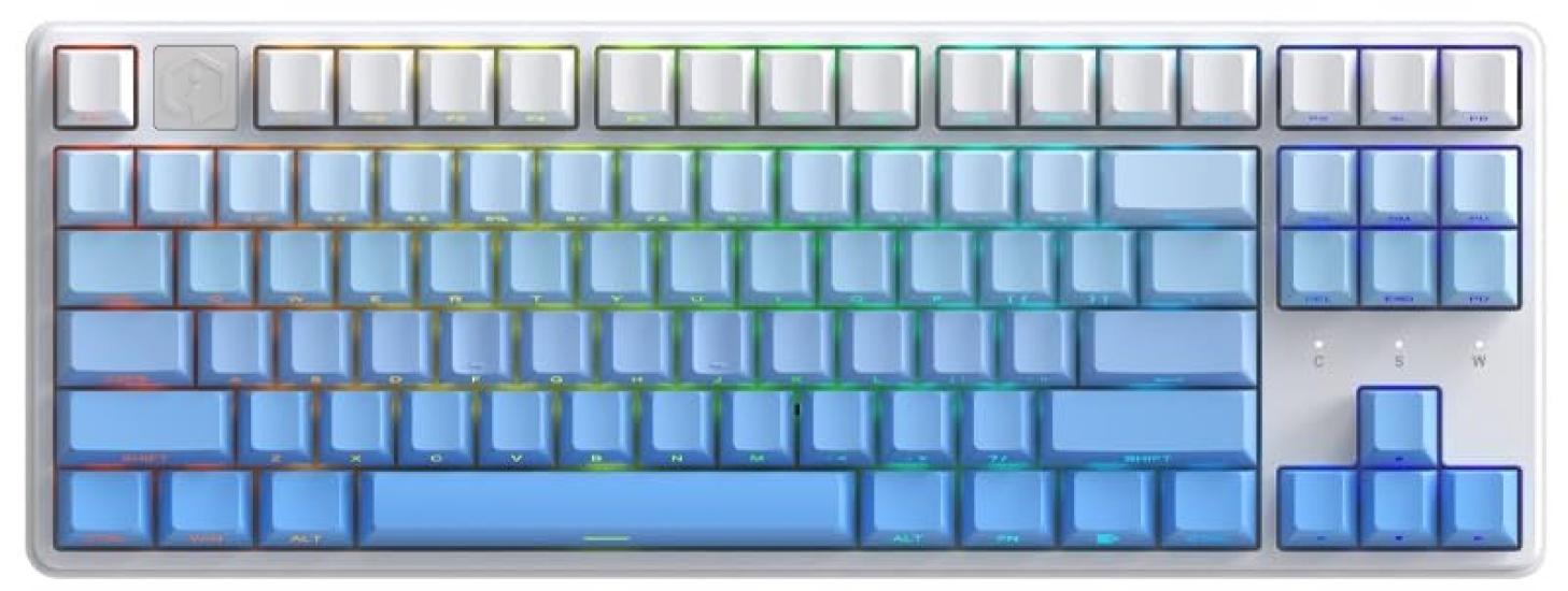 

IROK NA87PRO MAG Rapid Trigger Magnetic Switch Gaming Keyboard Mechanical TKL 80% Hot Swap RGB Backlight Polling Rate 8000Hz Key Scanning 4000Hz 0