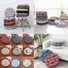 Luxurious Round Cushion Patio Tatami Meditation Mat Seat Pillow With Soft Touch Feeling