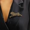 Elegant Zinc Zinc Alloy Animal Brooch Gold Silver Vintage Leopard Pin Running Horse Brooches  New Year