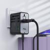 Acefast Z1 GaN 75W Fast Charging Travel Adapter - 3x USB-C & 2x USB-A - Black