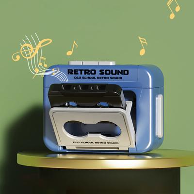 Mini enregistreur créatif Pendentif portable Petit enregistreur à cassette audio classique