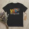 VHS-Kassette Die Zukunft ist da 1976 T-Shirt Unisex 100% Baumwolle Humor T-Shirt Rundhals Video Abgenutztes T-Shirt Kurzarm Kleidung
