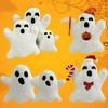 Spooky Ghost Plush Toy Pumpkin Pillow Cushion for Children's Halloween Decoration and Birthday Christmas Gift