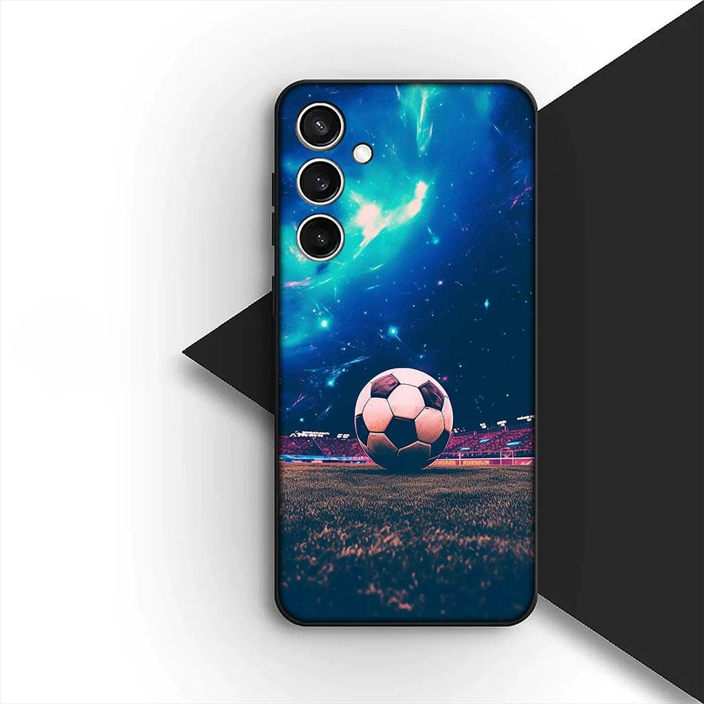 Soccer Number Football Silicone Cover for Samsung Galaxy S10 Lite S8 S9 Plus A33 A34 A31 70 A71 A72 Note 20 9 8 Coque Phone Case