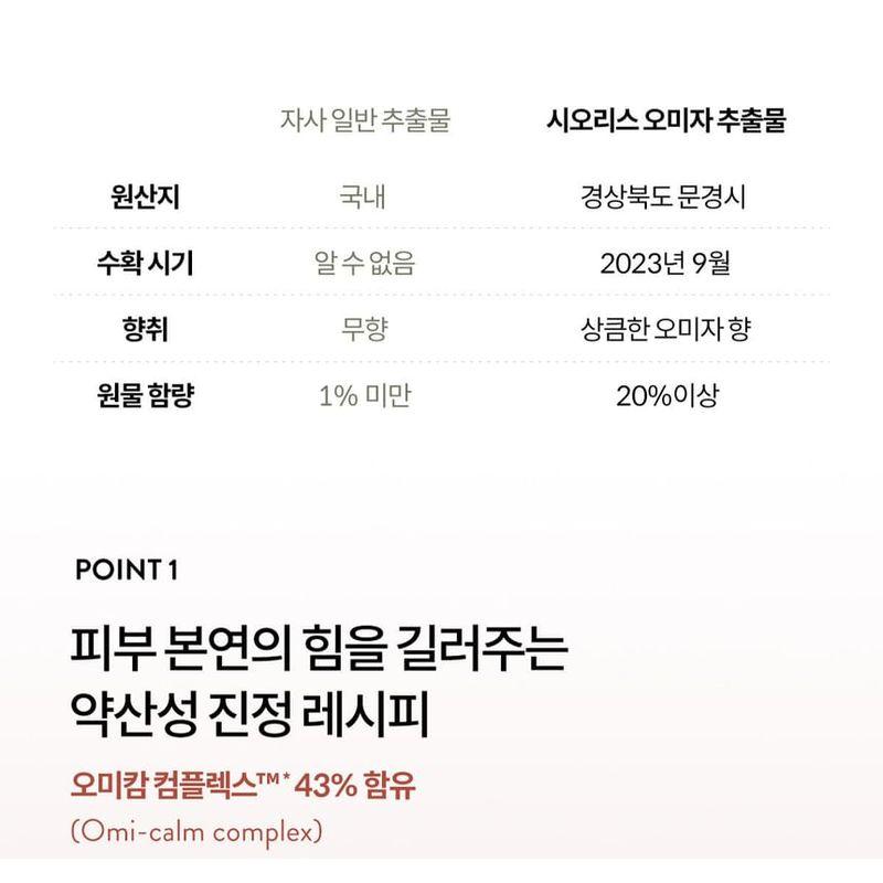 SIORIS Drops Of Omija Calming Mist