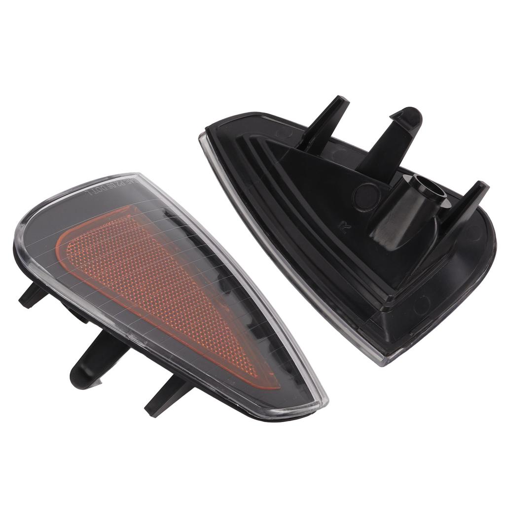 2 Pcs Front Turn Signal Light Cover 4806218AD Side Marker Lamp Cover Replacement for Dodge Charger LX SRT8 2006‑2010