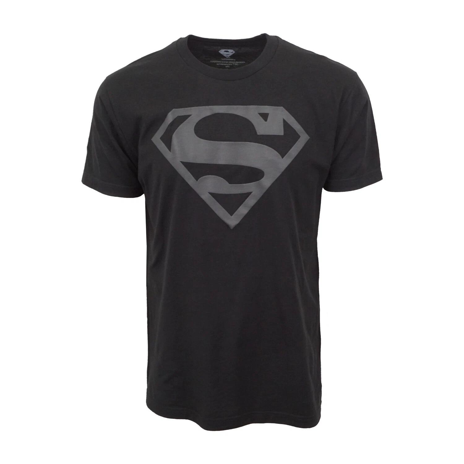 Unisex Adult Casual Graphic SUPERMAN ORIGINAL LOGO T SHIRT TEE OFFI... L