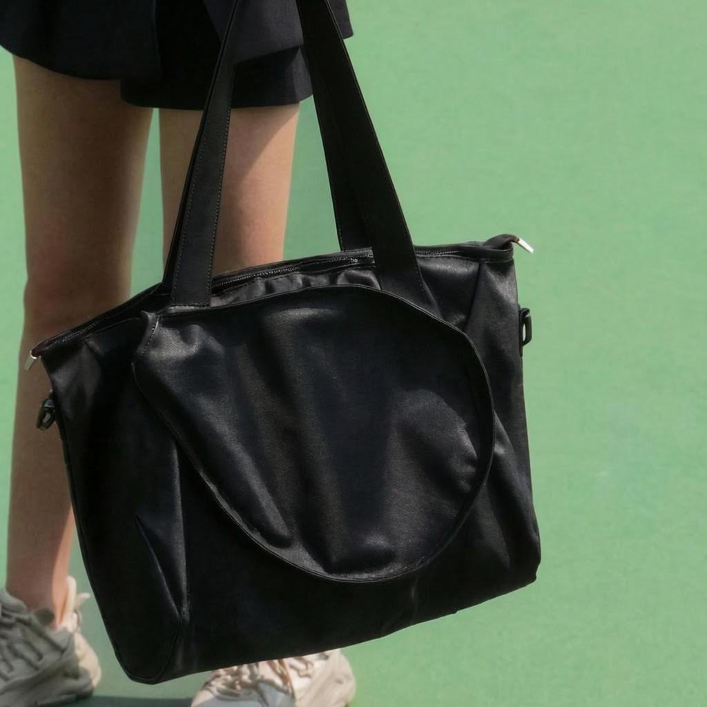 Racket Sports Bag with Shoulder Strap Multifunction Carry Case Wear-Resistant