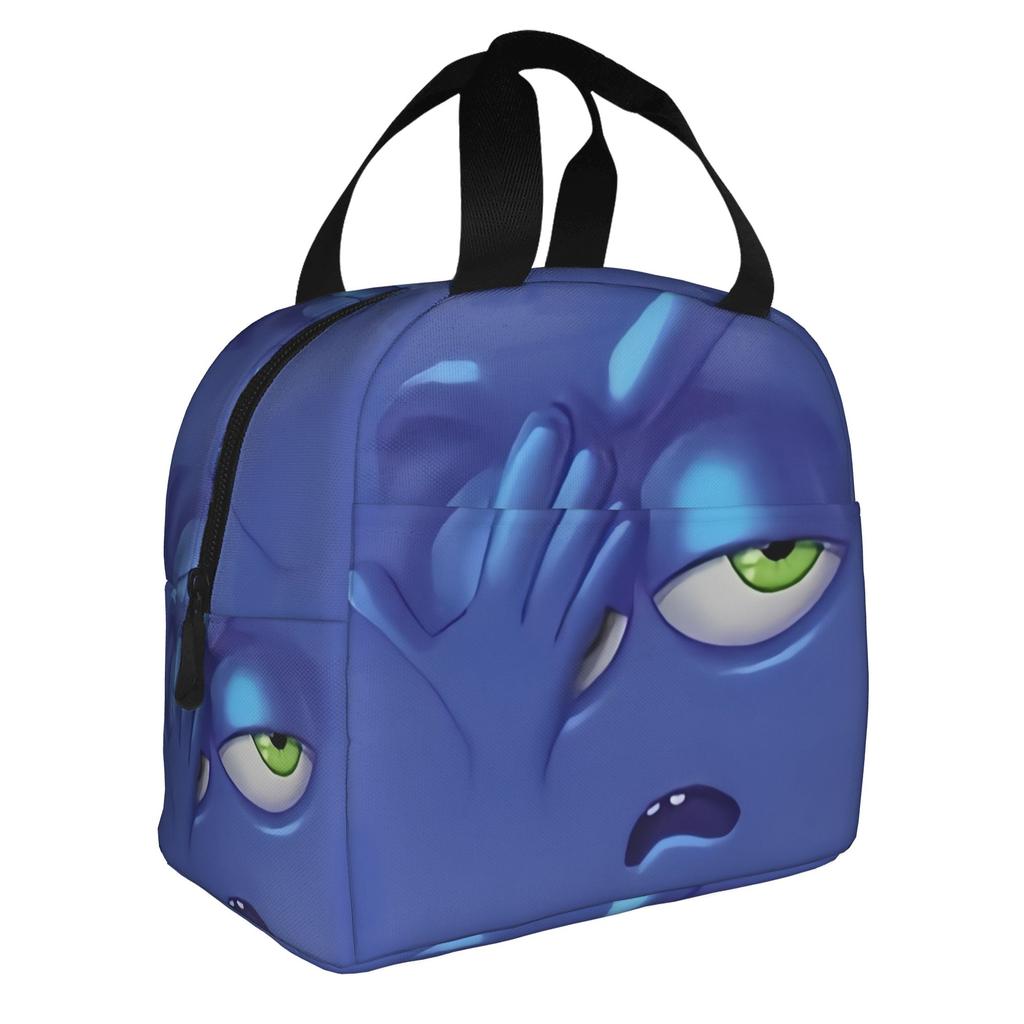 Funny Expression  Portable Lunch Box for Women Waterproof  Thermal Cooler Food Insulated Lunch Bag School