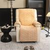 Flanell Sofabezug Polster Weich Warm Sessel Stuhl Couch Abdeckung mit Seitentaschen Für Winterkomfort Universelle Größe