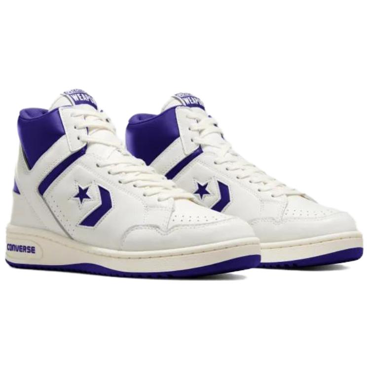 New Weapon Converse Mid 'Vintage White Court Purple' A11211C