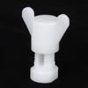Plastic Screw Nut Set For Ventilation Window Fixing Equipment Farm AccessoriesWhite 100Pcs