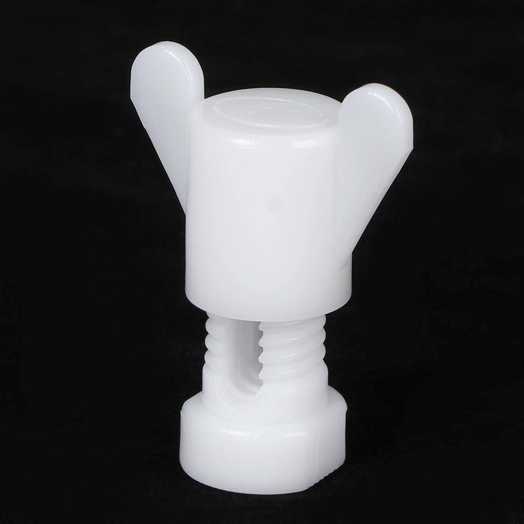 Plastic Screw Nut Set For Ventilation Window Fixing Equipment Farm AccessoriesWhite 100Pcs
