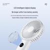 Xiru Foldable Digital Display Portable USB Rechargeable Fan
