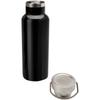 RCS-certified stainless steel water bottle, 500 ml "Thor" Deep Black