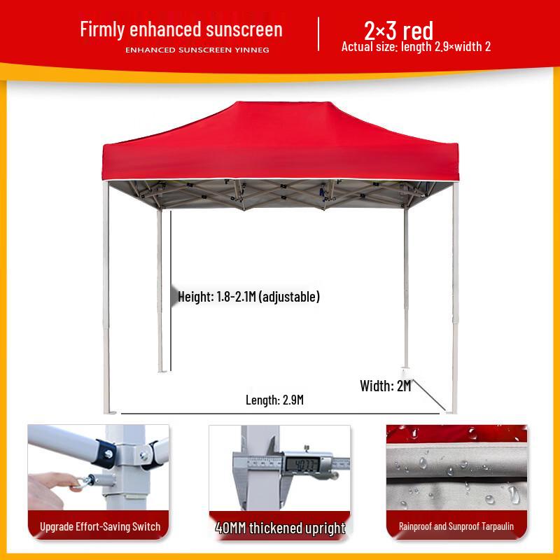 Heavy-Duty Outdoor Folding Canopy Tent