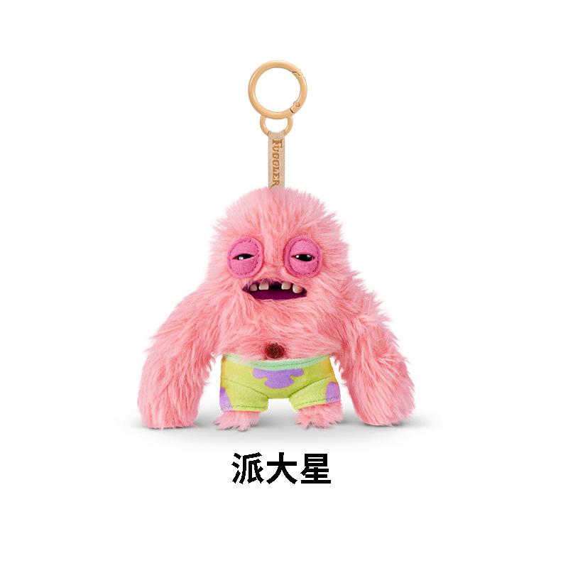 X SpongeBob SquarePants Plush Keychain Patrick Star Squidward Tentacles Gary Sheldon J. Plankton Stuffed Toys Keychains