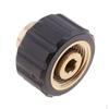 Female 1/4 To M22x1.5 Socket 14mm Hole Brass Pressure Washer Fitting
