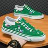 Mens Breathable Canvas Slip-On Sneakers Low Top Casual Shoes Daily Wear