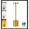 Simple LED Rechargeable Touch Metal Table Lamp Three Colors Bedside Cordless Desk Lamp Bar Outdoor Decoration Led Night Light