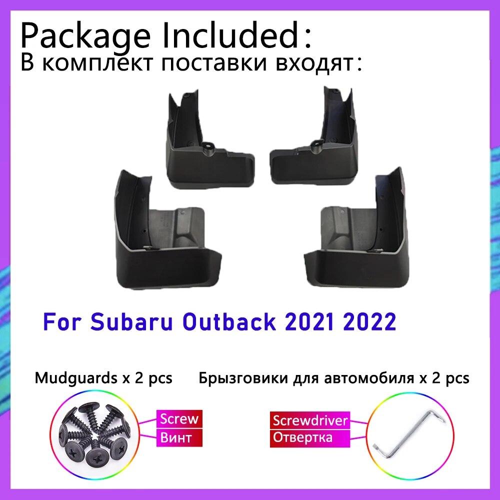 Front Rear Car Mud Flaps Set For Subaru Outback  2022 Mudflaps Splash Guards Mud Flap Mudguards Fender Auto Accessories 4PCS