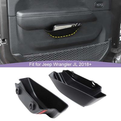 Front Door Handle Storage Box Organizer Container For Jeep Wrangler JL For JT Gladiator 2018 Up Stowing Tidying Accessories