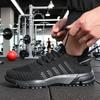Sports men's shoes summer new large size fly-woven breathable mesh shoes men's non-slip and wear-resistant casual running shoes men