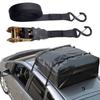 Black Heavy-Duty Cargo Straps Rust Proof Ratchet Tightener Straps Ratchet Tie Down Straps  Truck
