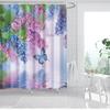 Decorative Animals Cats Butterfly Elephont Tiger Shower Curtains Bathroom Curtain Waterproof Polyester Bath Curtain