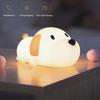 Papa Puppy Night Light Animal Lamp Silicone LED  Touch Sensor Dog Night Lamp Children Kid Bedside Bedroom Decor Birthday Gifts