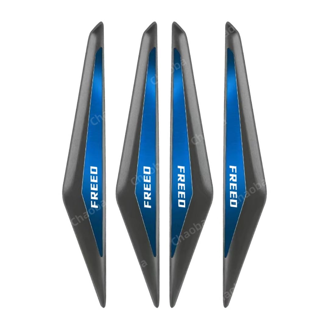 

Защита двери автомобиля Freed, комплект из 4 штук, защита зеркала заднего вида, бампер боковой двери, дверь FREED синий