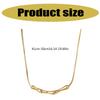 Titanium Steel Collarbone Chain Necklace Unique Pendant Necklace Fashion Short Necklace Metal Texture Present for Women