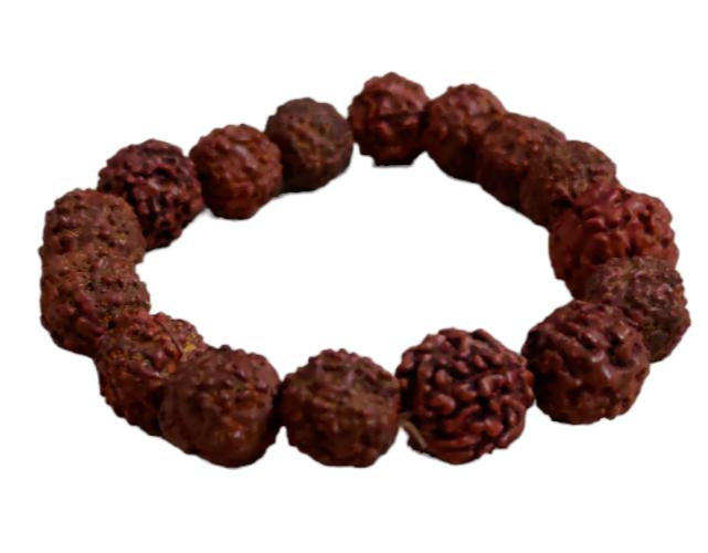 @ Indian Traditional Lord Shiva Dark Brown Rudraksha Bracelet For Men Women SM132-60% OFF