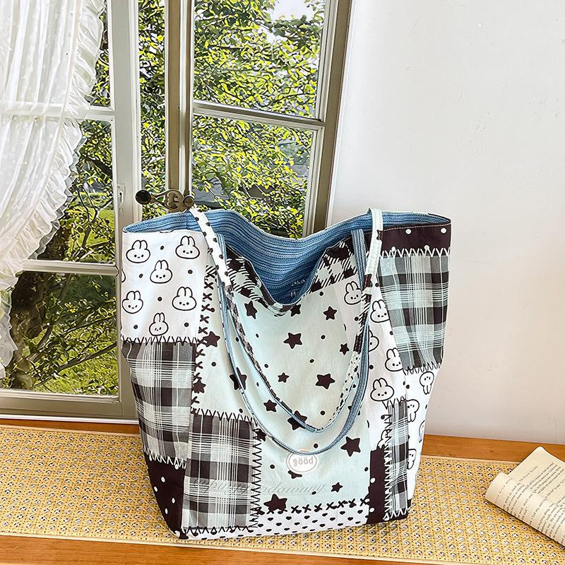 2025 Summer New Foreign Style Texture Simple Large Capacity Bag Fashion Trend Casual Women Shoulder Tote Bag