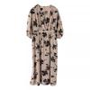 Women's Summer Korean Style V-Neck Niche High-End Waist-Cinching Temperament Dress Mid-Length Skirt