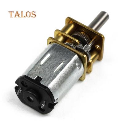 DC6V//12V N20 Gear Motor Micro Geared Box Electric Motor with Metal Gearbox Wheel
