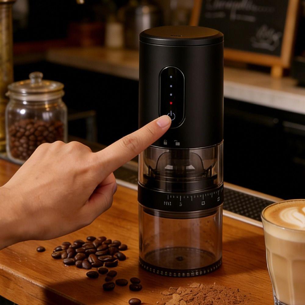 Automatic Coffee Bean Grinding Machine Ceramic Grinding Core Coffee Bean Mill Kitchen