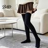 Fleece Thigh High Socks 1 Pair Fuzzy for Women, Long Soft Fluffy Stockings Leg Warmer, Thickened Plush Over The Knee Stockings, Winter Boot