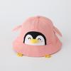 Baby Girl's Hat  50CM1-3 Years Kids Cute Penguin Fisher Cap Boys Girls Sun Hat Spring Summer 2026 Infant Fisherman Hat Thin