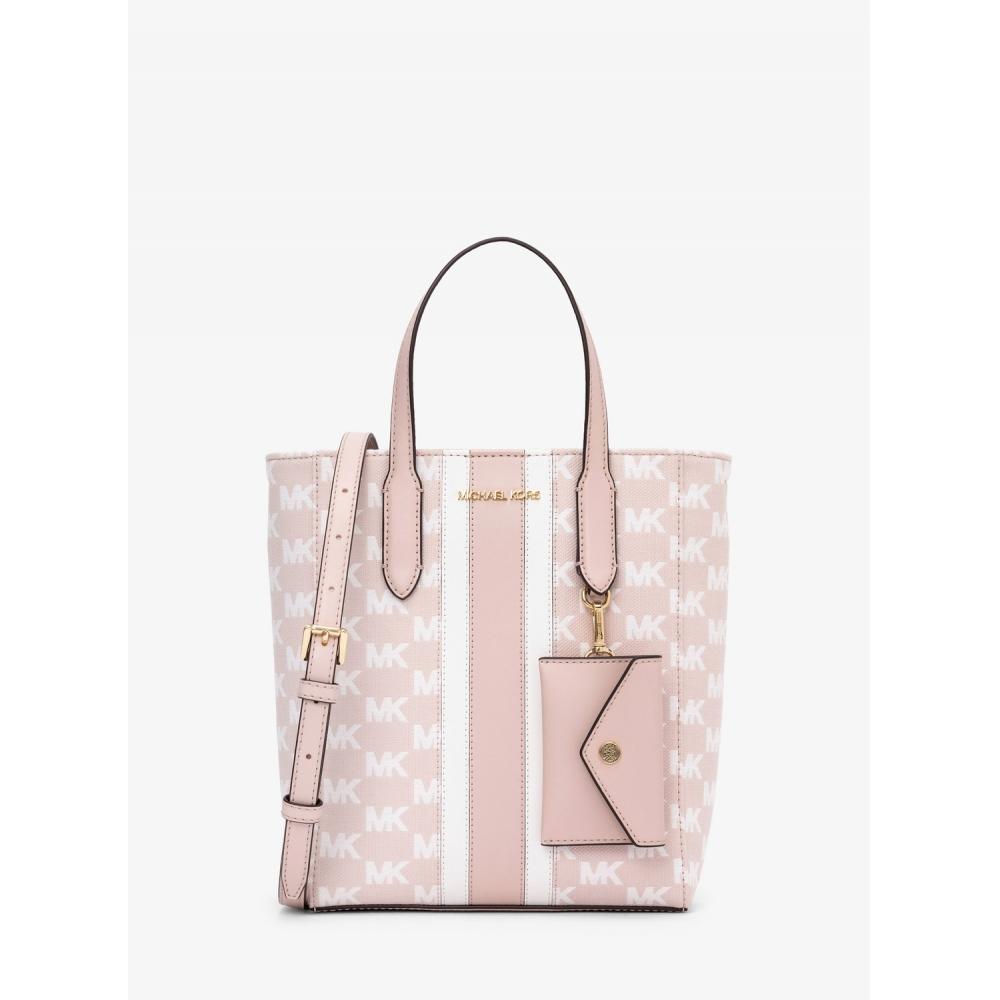 

Michael Kors [japan Limited] Vincent Tote With Card Case Attached Small Mk Signature 35s5g2vt5j7278 Powder Blush F