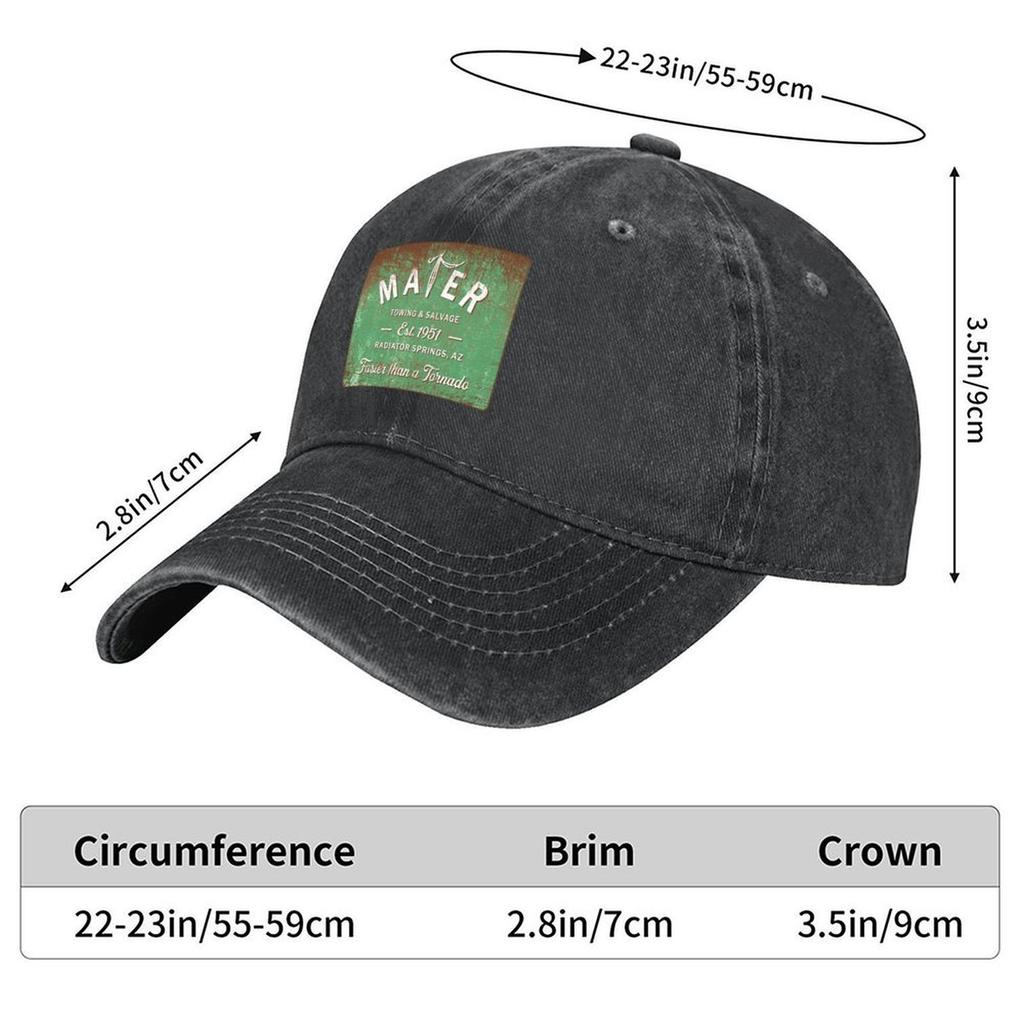 2026 Mater Towing & Salvage Baseball Cap Men's Big Size Hat Luxury Brand Custom Cap Hip Hop Women's Hats Men's