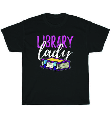 Bibliotheksdame Bibliothekarin Lesen Bücherwurm Buchliebhaber T-Shirt Unisex T-Shirt Geschenk NEU