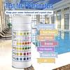 6Combination1Swimming Pool Water Quality Test Strips50Striped Chlorine BrominePHTotal Alkalinity Cyanuric Acid Test Strips for S