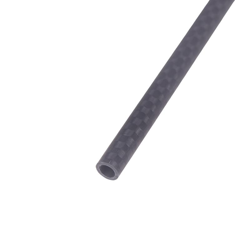 1 Stück Schlichtes Mattes Kohlefaserrohr Drohnenzubehör Außendurchmesser 6*4mm 8*6mm 10*8mm Länge 500mm Fabrik CNC-Zuschnitt