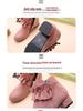Girls' High Heel Princess Boots - Autumn Winter 2025 Fleece-Lined Short Boots for Kids