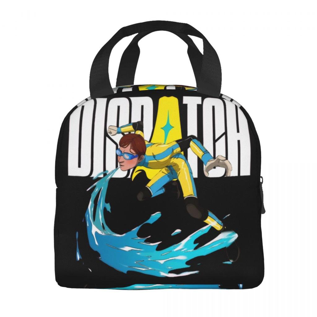 Dispatch Game Invisigal Robert Robertson Insulated Lunch Bags Food Container Bags Portable Thermal Cooler Bento Box For Work