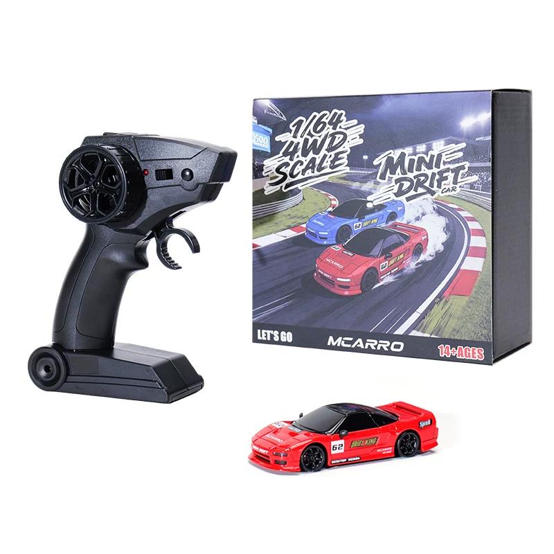 MCARRO 1:64 RC Drift Car 2.4G 4WD High Speed Infinitely Variable Speed JDM Racing Car Model Birthday Gift For Boys Boyfriend