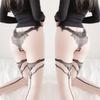 Women Vintage High Quality Open Crotch No Undressing Floral Pantyhose Stockings